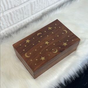 EARTHBOUND Celestial Wooden Box with Gold Accents